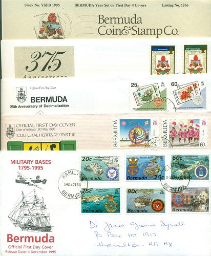 Year Set 1995 on FDC