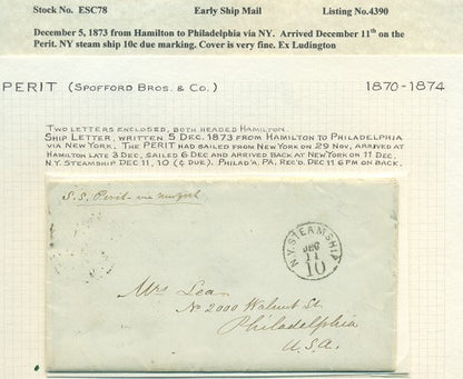 Early Ship Cover -78