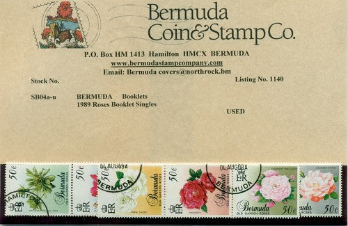 1989 Roses booklet singles - used -SB04a-u
