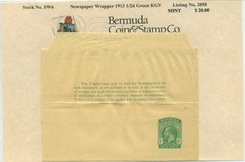1913 KGV news wrapper -SW06