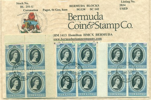 1953 Coronation - 3 blocks of 4