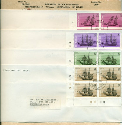 1986 Shipwrecks (9 covers)
