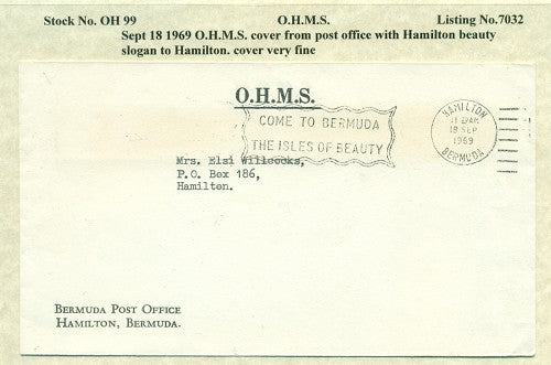 OHMS Post office 1969 OH 99
