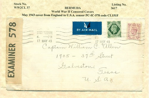 Censor Label PC90-578 ENGLAND