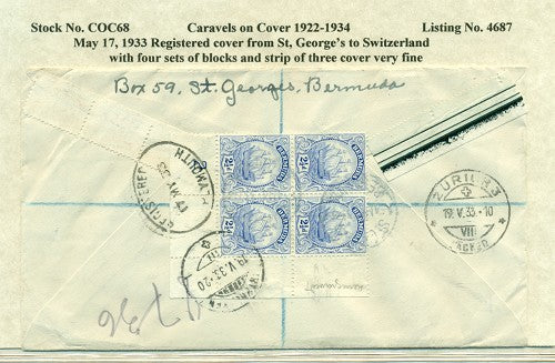 Caravels on Cover 1910-22, 68