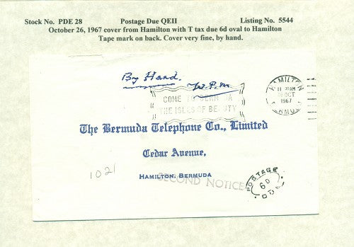 Postage Due QEII PDQ28