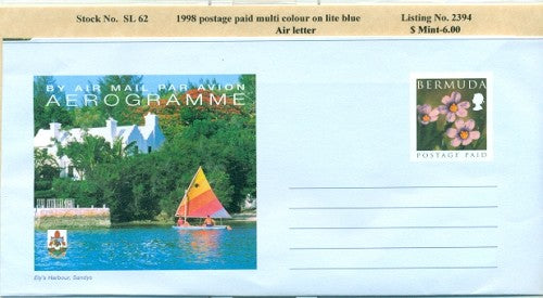 1998 Postage Paid air letter