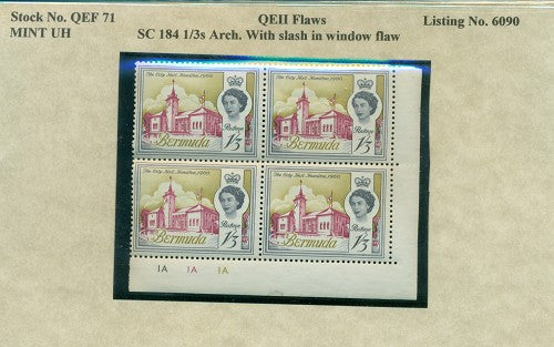 QEII Flaws QEF71