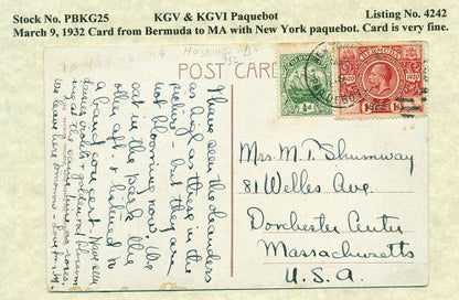 Paquebot Mail from March 9, 1932