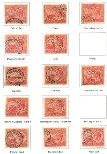 KGV & KGVI Cancels 1920 Tercentenary KGX 02