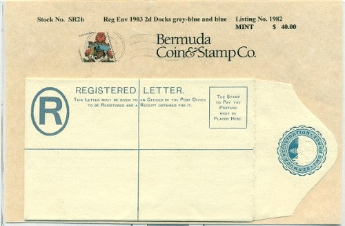 1903 Registered env. 2d docks