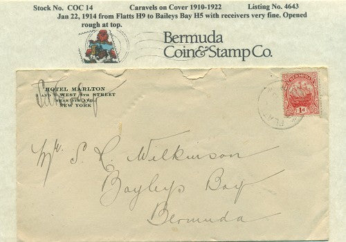 Caravels on Cover 1910-22, 14