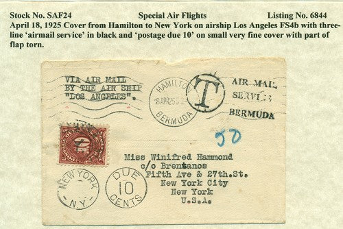Special Air Flights 4/18/1925 SAF 24