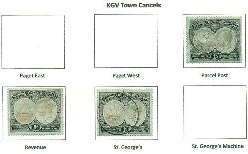 KGV & KGVI Cancels 1920 Tercentenary KGX 02A