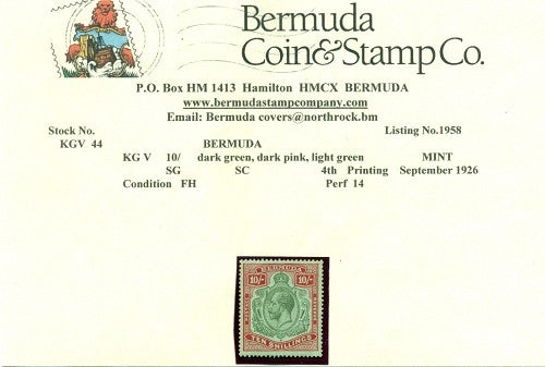 10/-  4th printing Aug 1926 - FH