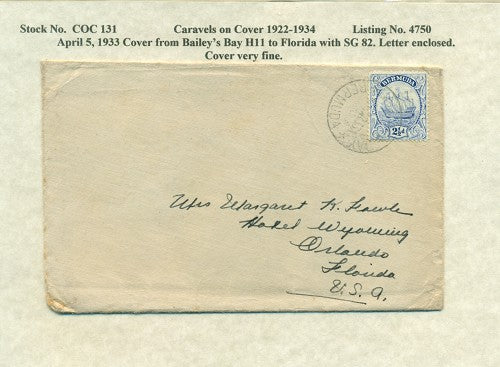Caravels on Cover 1910-22, 131