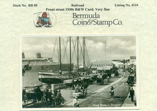 Railroad -B&W Front Street 1930s