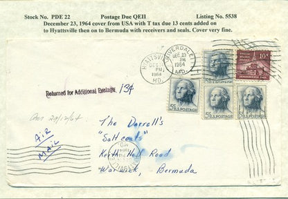 Postage Due QEII PDQ22