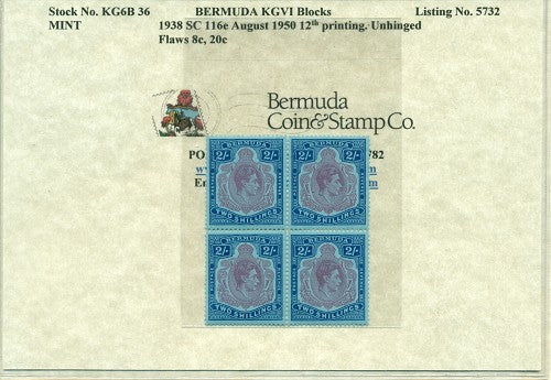 Block of KGVI KG6B 36