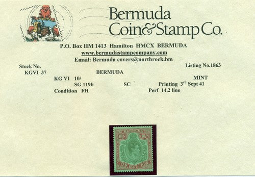 10/-  Third printing September 1941