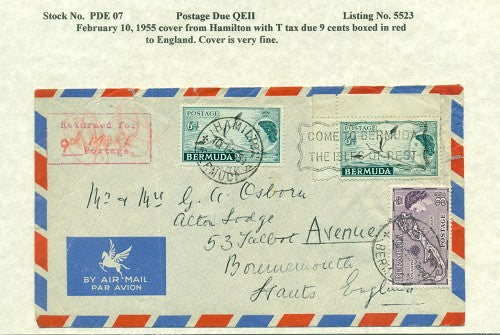 Postage Due QEII PDQ07