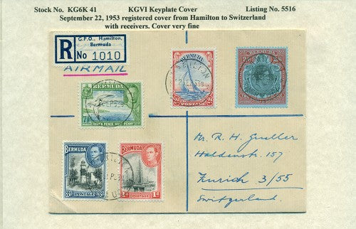KGV & KGVI Keyplate Covers KG6K41