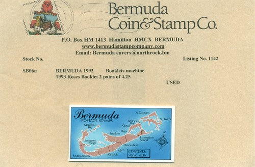 1993 Roses Booklet - used SB06u