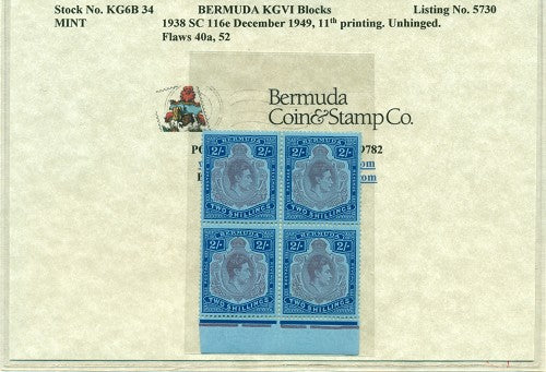 Block of KGVI KG6B 34
