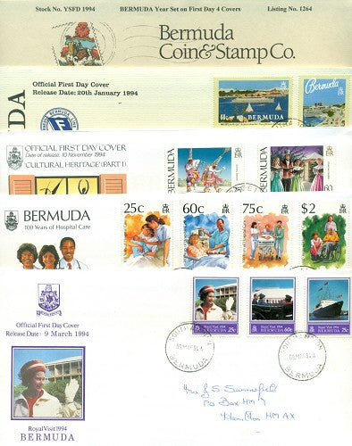 Year Set 1994 on FDC