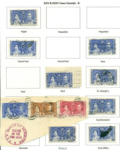 KGV & KGVI Cancels 1937 KGVI Coronation KGX 08