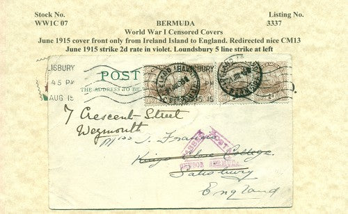 June 1915 Ireland Island