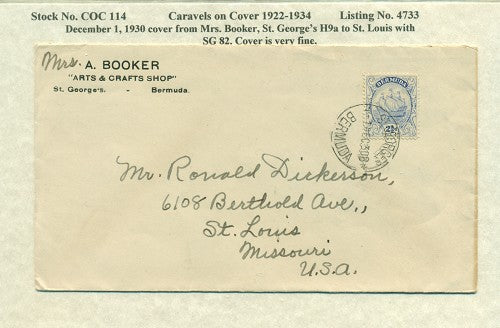Caravels on Cover 1910-22, 114