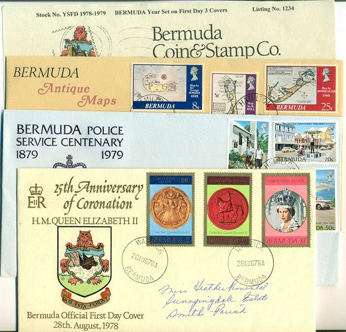 Year set 1978 79 on FDC