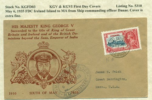 KGVI Blocks on Cover -03