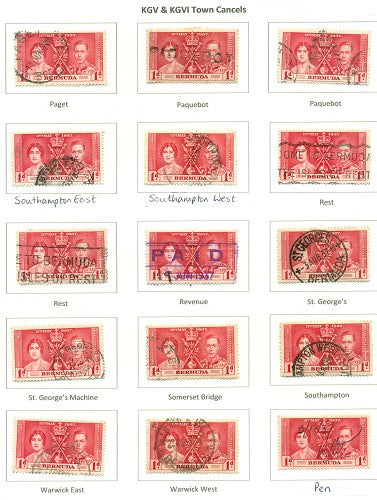 KGV & KGVI Cancels 1937 KGVI Coronation KGX 08