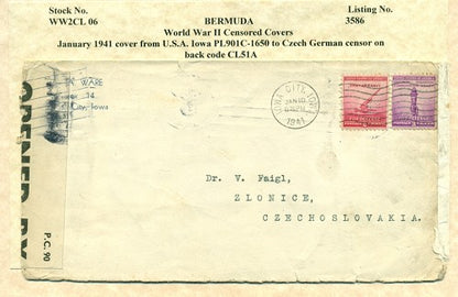 Censor Label PC90 CZECH GERMAN