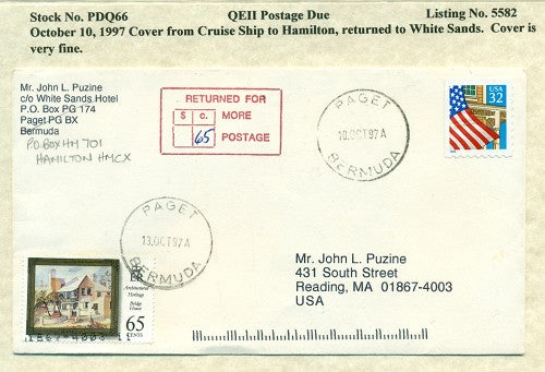 Postage Due QEII PDQ 66