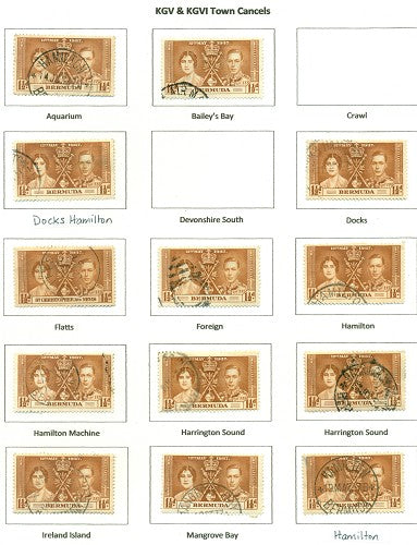 KGV & KGVI Cancels 1937 KGVI Coronation KGX 08