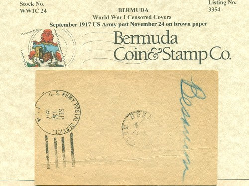 September 1917 US Army post