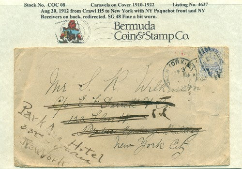 Caravels on Cover 1910-22, 08