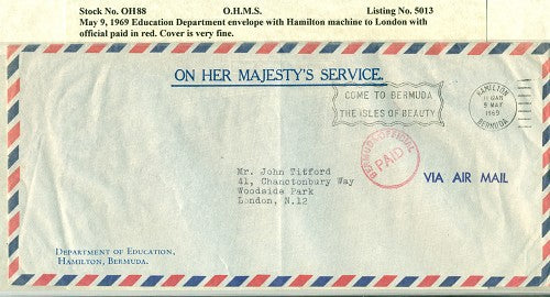 OHMS Education Department May 9, 1969