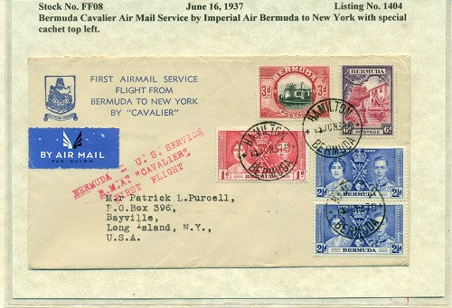 Jun 16 -17 1937  Bda to NY