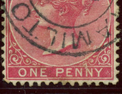 Queen Victoria Flaws Dot after 'o' SG-24a QVF 51
