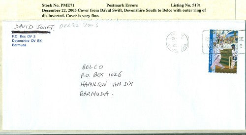 Postmark Error December 22, 2003