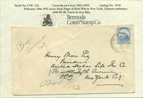 Caravels on Cover 1910-22, 123
