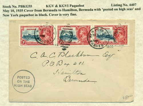Paquebot Mail from May 10, 1935