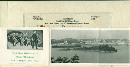 Bermuda Base Christmas card WW2