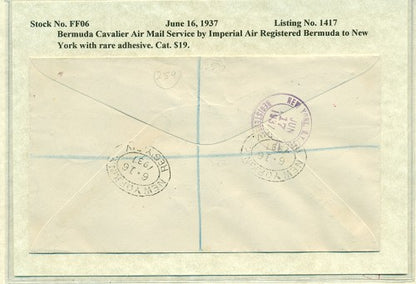 JUN16 -17 1937 Bda to New York