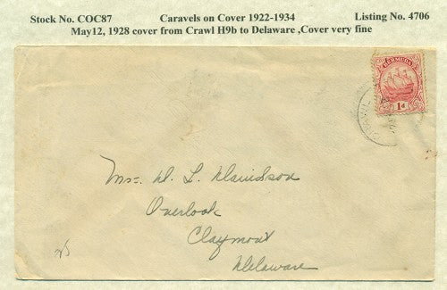 Caravels on Cover 1910-22, 87