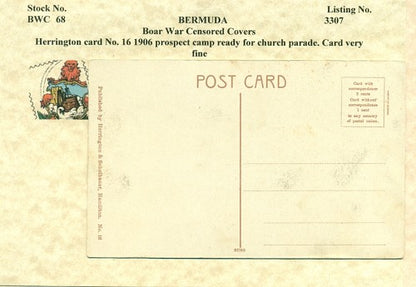 Herrington card no 16 Prospect Camp